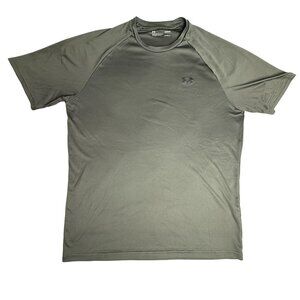 Under Armour Men's Tech Vent Short Sleeve T-Shirt Dri Fit Olive Green Large